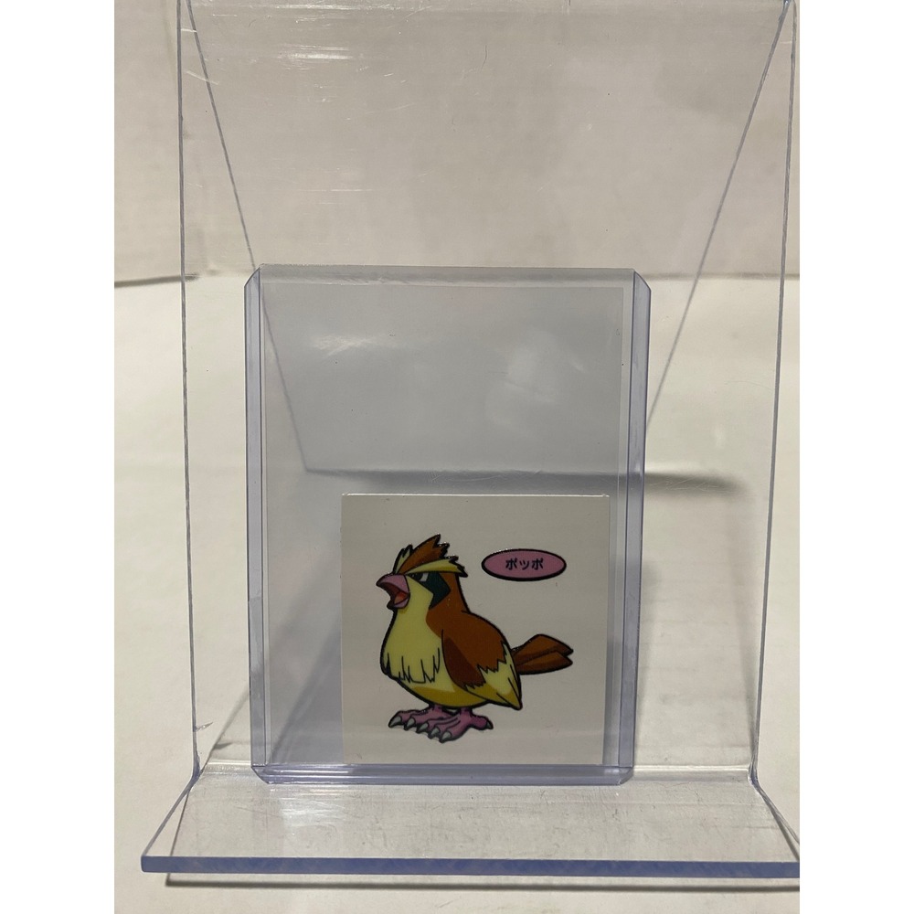 Nintendo Pokemon Pidgey Japanese Amada Sticker 2004 Vintage Brown OS Excellent